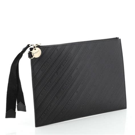 givenchy double zip leather pouch|givenchy purses for women.